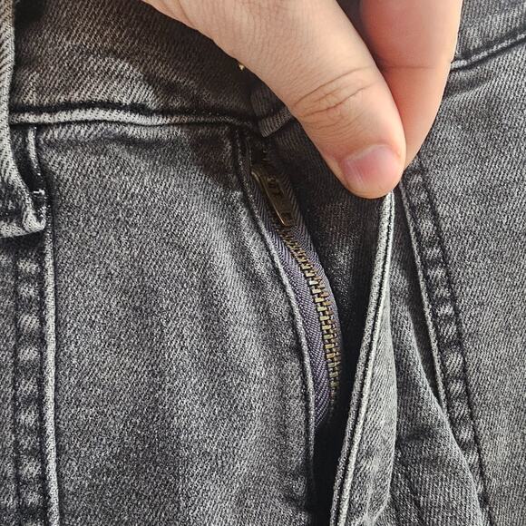 SO Jeans Womens XS Black High Rise Cargo Joggers Denim Stretch Pockets EUC - Picture 5 of 12